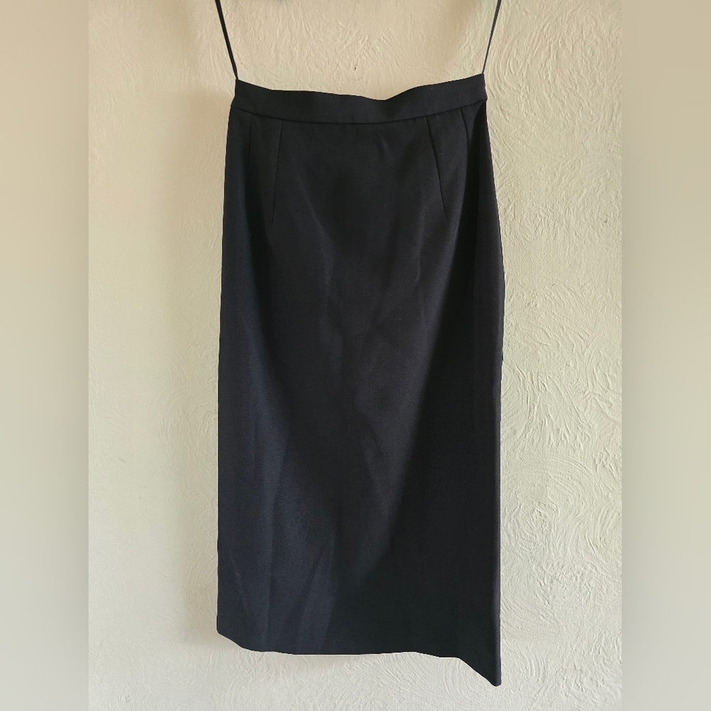 NWT! Mac Duggal,  Black Midi Lined Pencil Skirt, Size XS